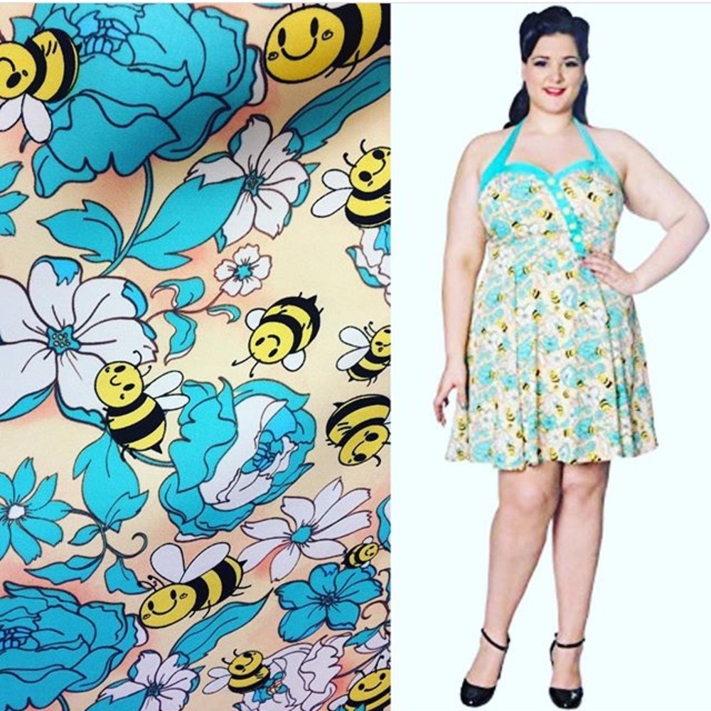 💖Plus size bee dress by Banned 💖